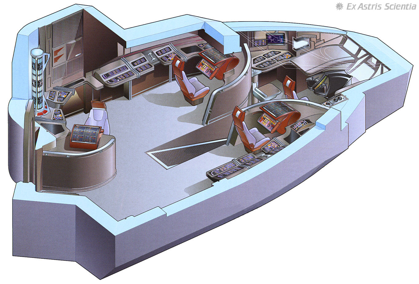 Ex Astris Scientia - Galleries - Starfleet Bridge Illustrations