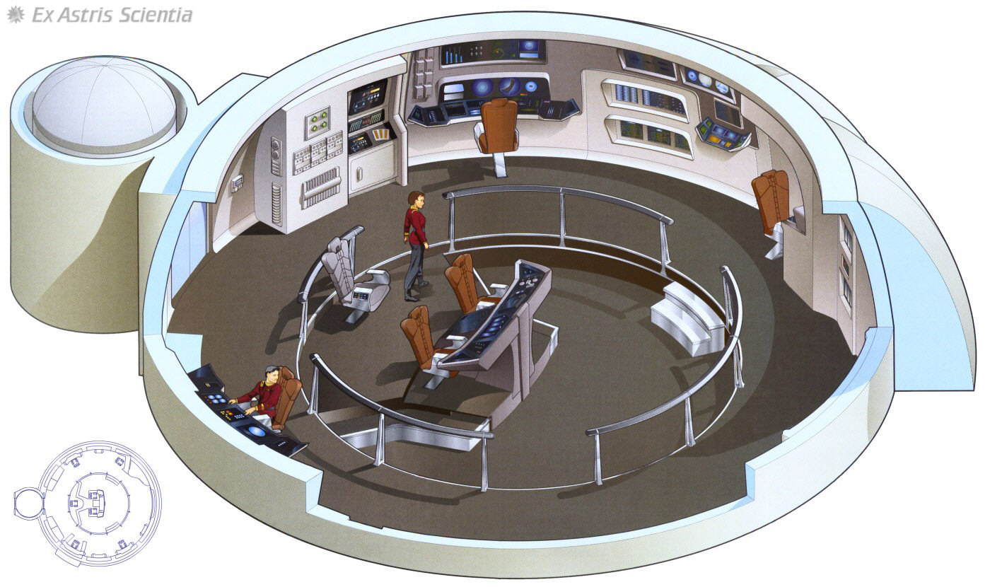 Ex Astris Scientia Galleries Starfleet Bridge Illustrations