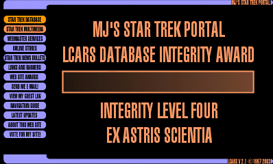 MJ's LCARS Integrity Award Level Four