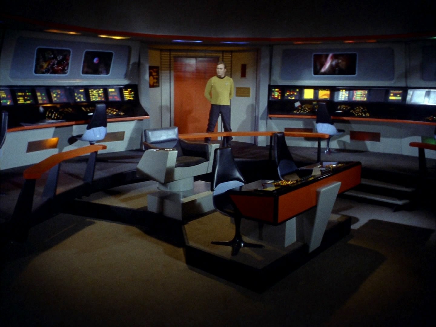 Enterprise chairs.