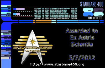 Starbase 400 Award