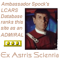 Ambassador Spock's LCARS Database Award